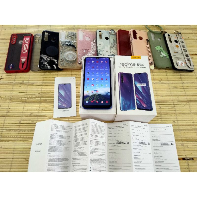 hp, handphone, realme 5 pro second, bekas, prelove like new