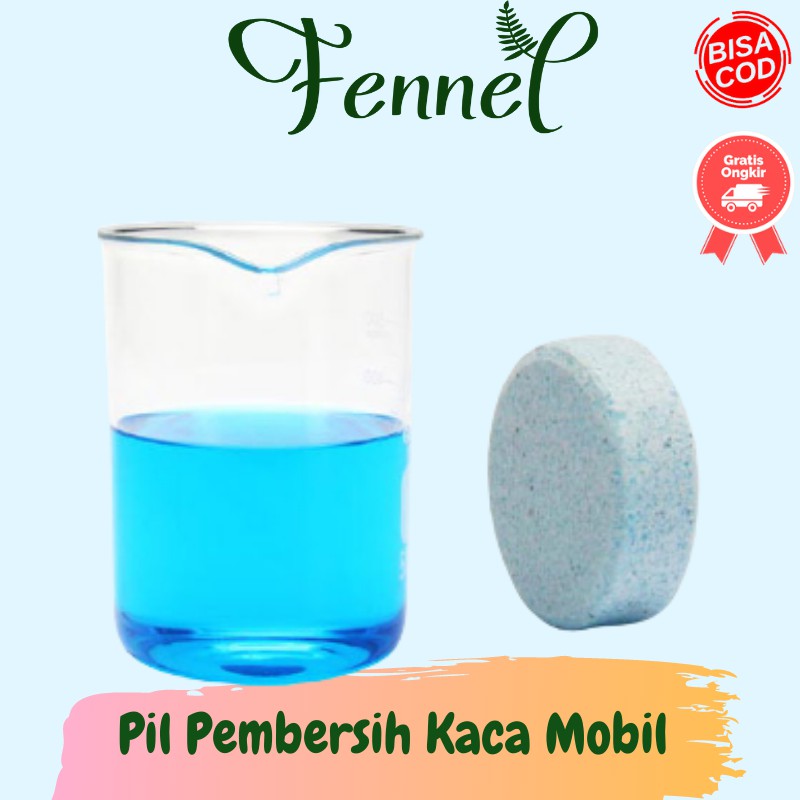 Pil Sabun Pembersih Wiper Kaca Mobil 6 pcs