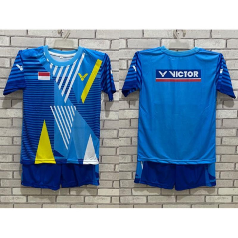 (READY) SETELAN ANAK SPORT OLAHRAGA VOLLY PRINTING MURAH