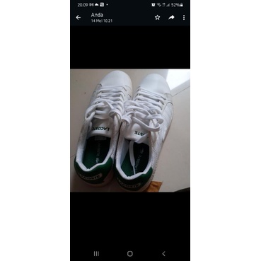 sepatu lacoste original second