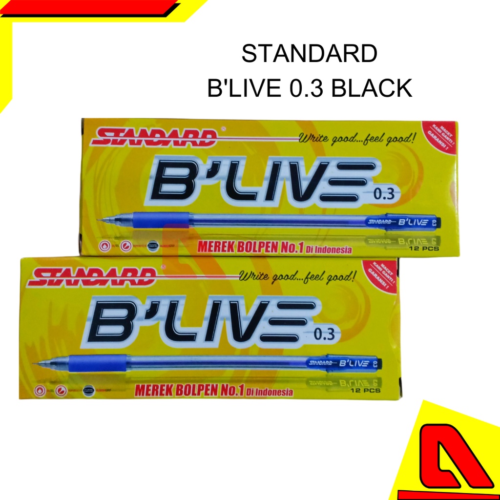 STANDARD PEN B'LIVE BLIVE PULPEN BLIVE 0.3 BLACK