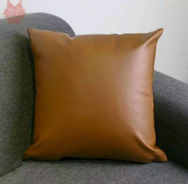 Bantal sofa kulit ukuran 50x50 - Bantal kursi sofa -  Bantal kulit