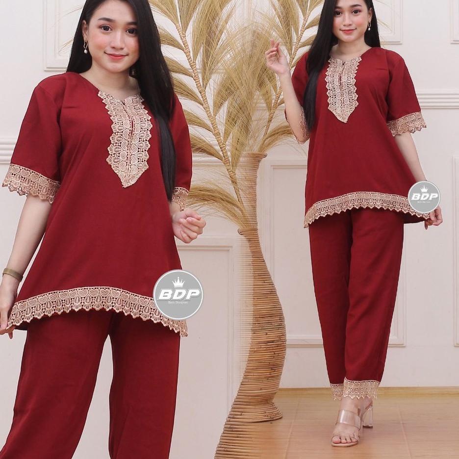 Daster Arab/Setelan CP Arab Dewasa /Daster arab dlusia / daster arab setelan celana panjang ld 110 m