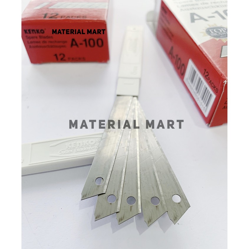 Isi Cutter Kenko Kecil A 100 ASLI | Isi Cuter A150 | Pemotong Kertas | Material Mart