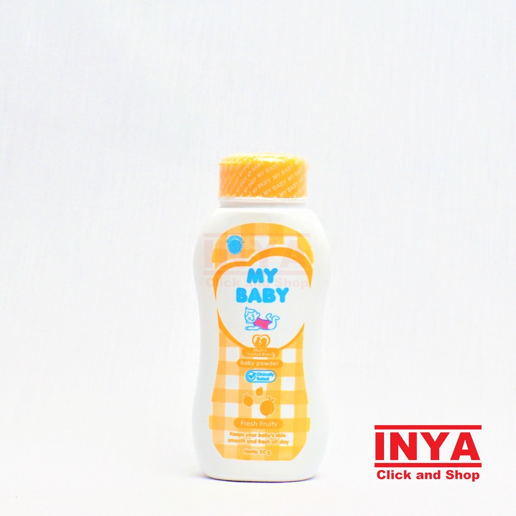 MY BABY FRESH FRUITY BABY POWDER 50gr - Bedak Bayi