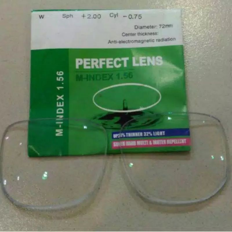 LENSA PLANO/MINUS/PLUS (Supersin / anti radiasi