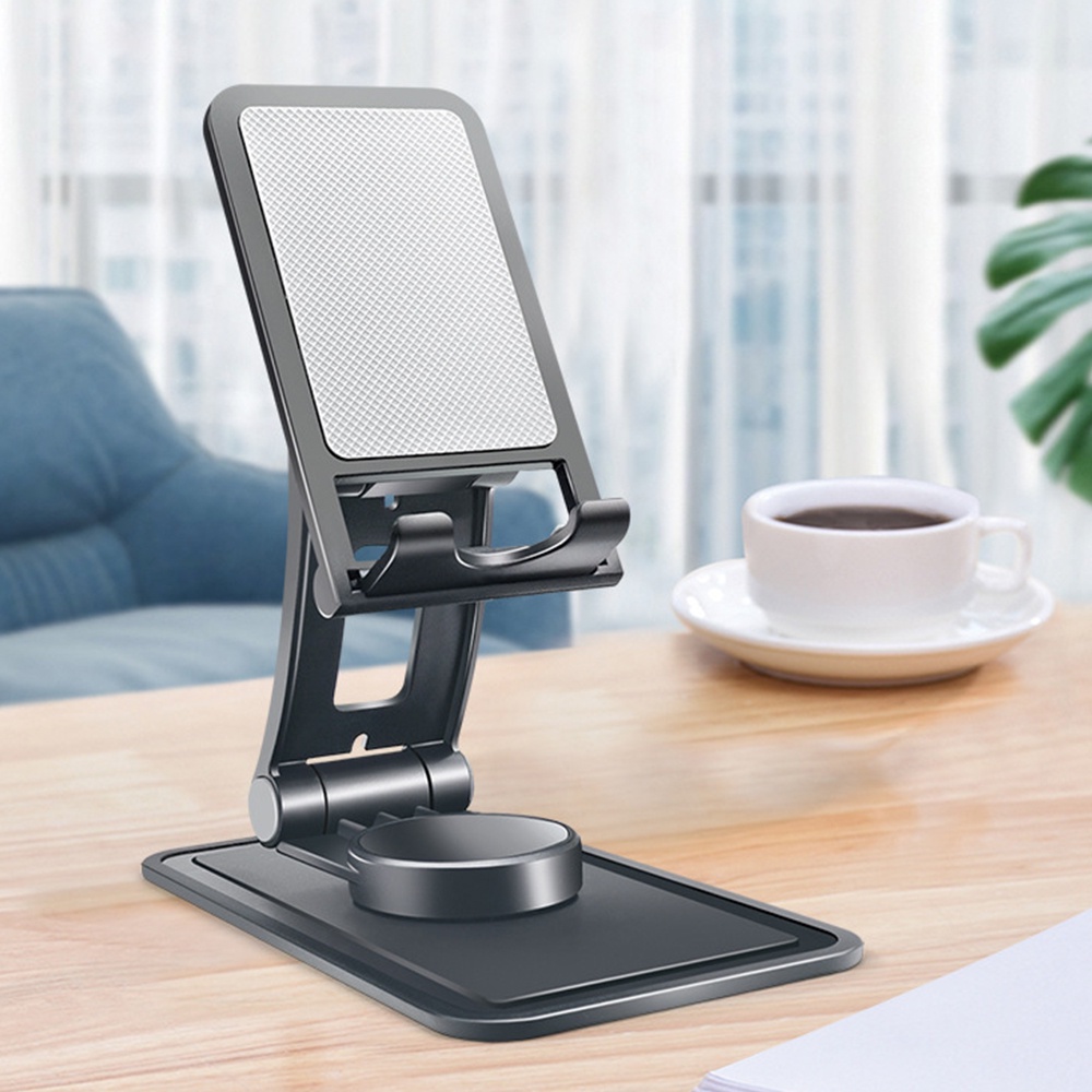 Stand Holder Hp / Tablet Universal Portable Bisa Dilipat / Berputar 360 Derajat