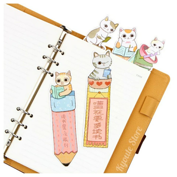 

Update Pembatas Buku Bookmark 5 Pcs Animal Kucing Lucu Pembatas Novel Promo