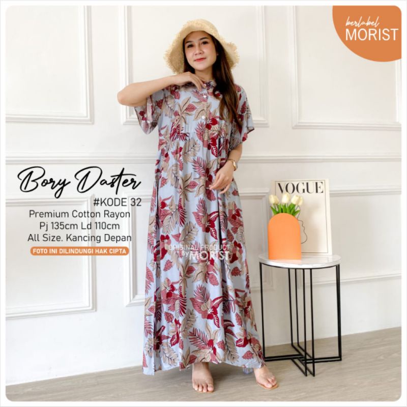 Bory Daster by Morist Kode 04, 05, 07, 09, 10, 14, 16, 19, 20, 25, 28, 32 / Daster Rayon / Dress ray