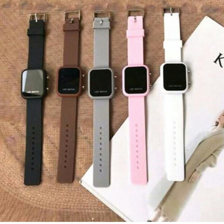 ✨ Jam Tangan Wanita LED Digital Cewek Jam LED Watch Jam Tangan Kekinian LED Digital Jam Tangan Model