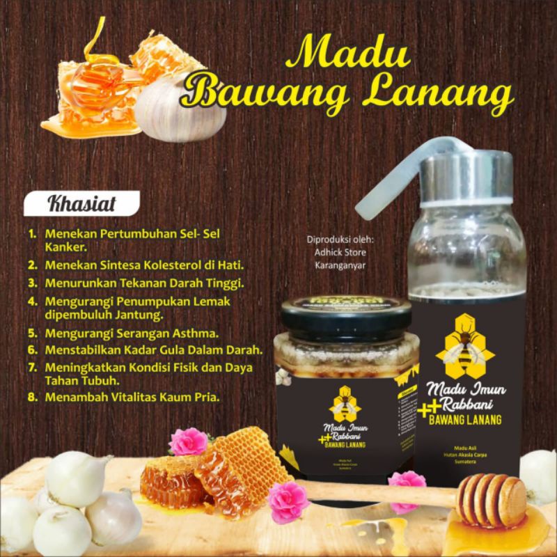 

Madu Asli - Madu Murni Bawang Lanang 500gr