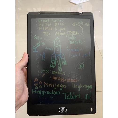 

LCD Writing Tablet Papan Tulis Digital 12 Inch Multi Color