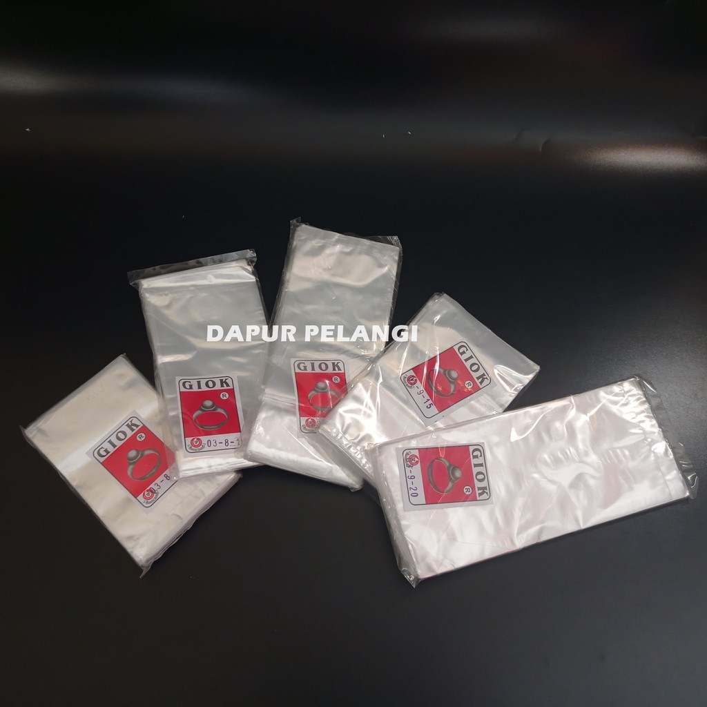 Plastik PP/PP Giok 8x12/8x15/8x20/9x15/9x20