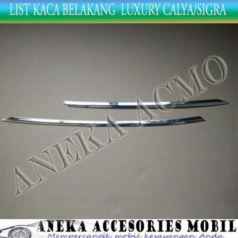 List Kaca Belakang / back list kaca Luxury Mobil Daihatsu Sigra Chrome