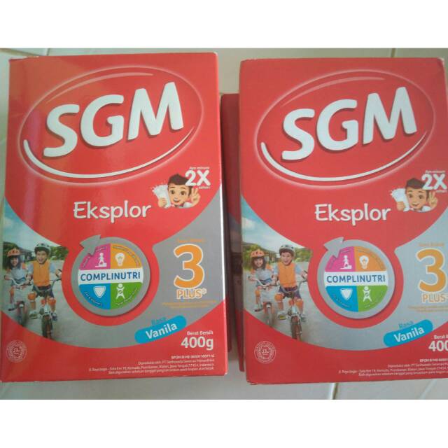 

SGM Eksplor 1 plus & eksplor 3 plus 400g vanila/madu