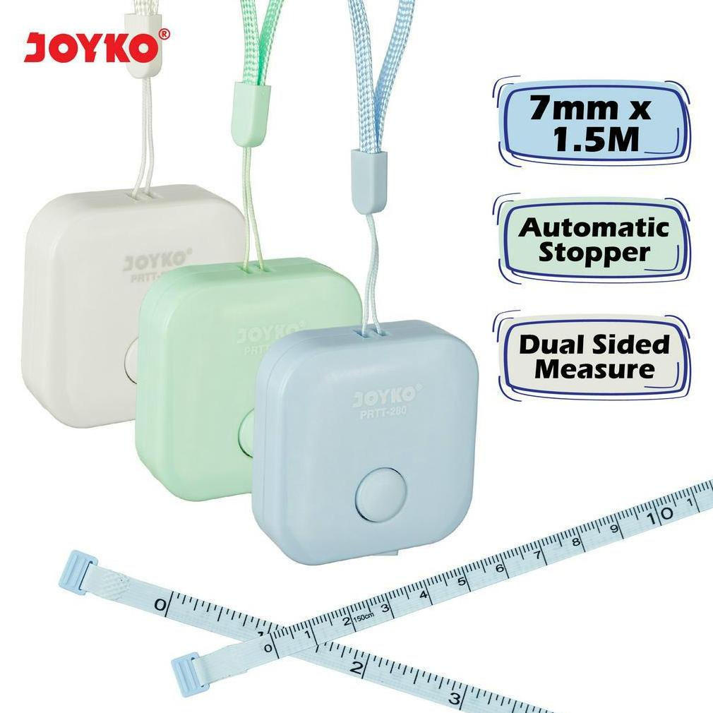 

((BISA COD)) Pocket Ruler Tailoring Tape Meteran Jahit Joyko PRTT-280 1.5 Meter