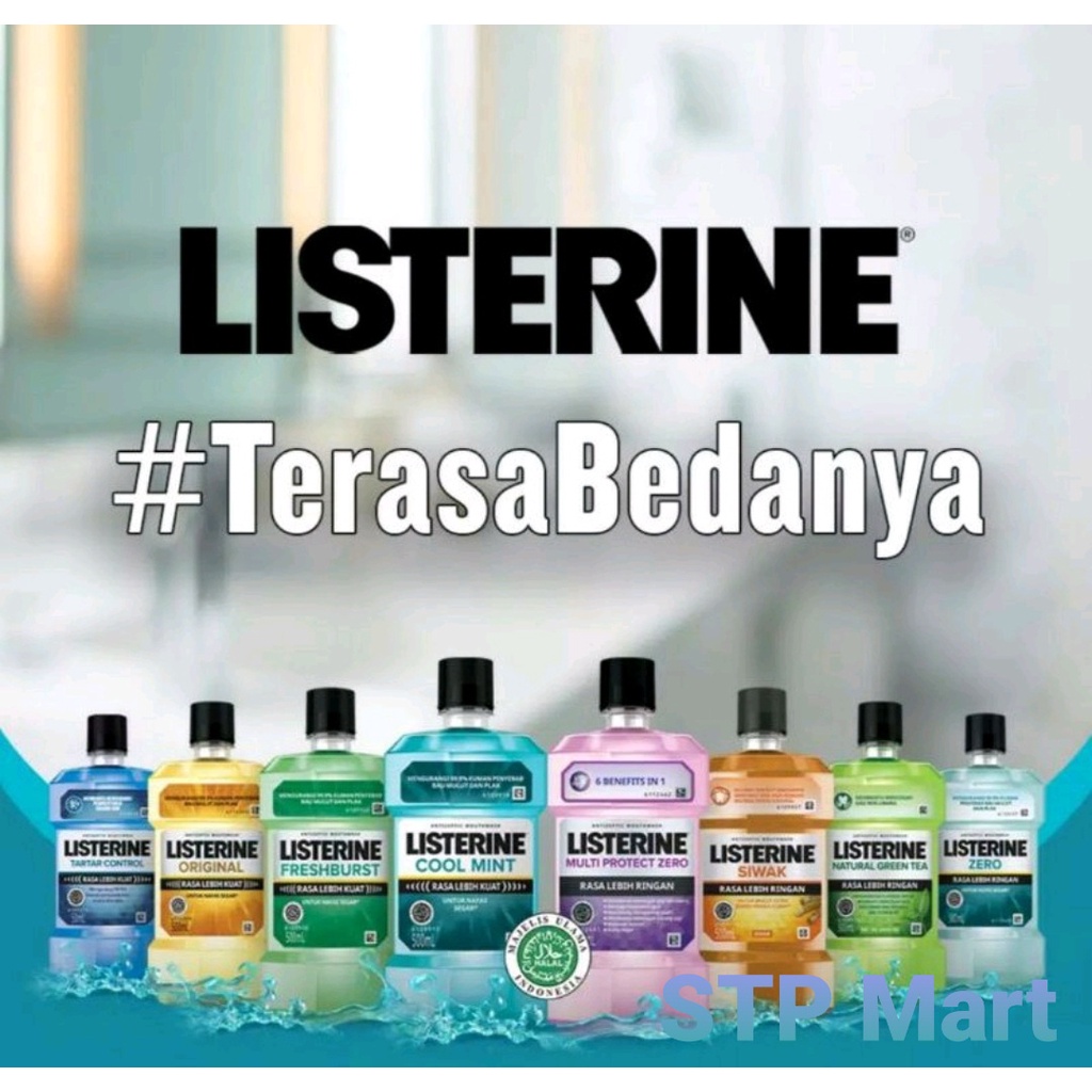 LISTERINE ANTISEPTIC MOUTHWASH 250ML // OBAT KUMUR LISTERIN // LISTERINE