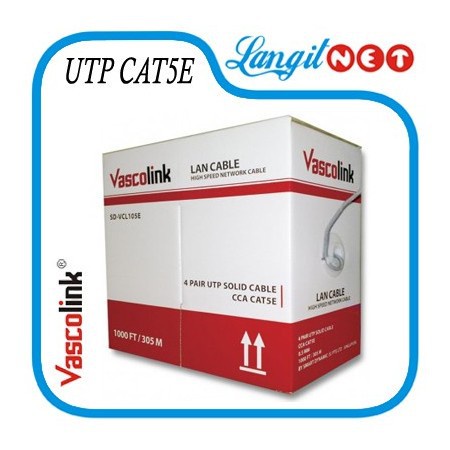 VASCOLINK CABLE UTP CAT 5E /BOX