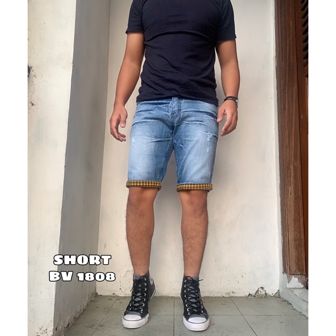 CELANA PENDEK JEANS/ CELANA IMPORT/CELANA MURAH /BV SHORT JEANS