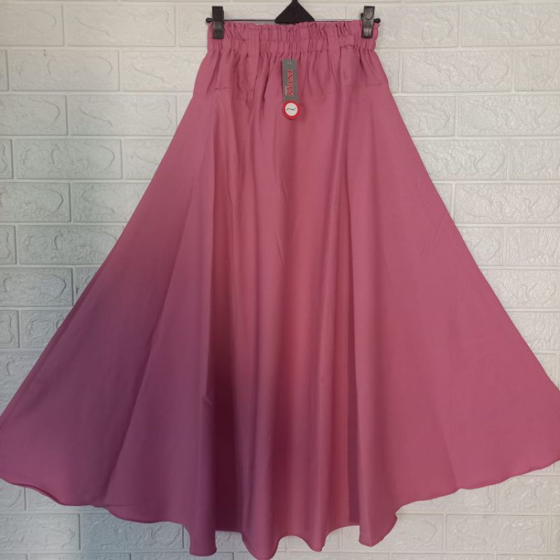ROK PAYUNG | ROK PAYUNG POLOS | ROK PAYUNG MOSKREP-Pink