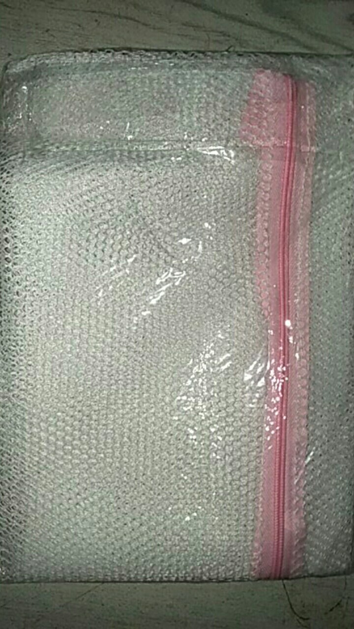 Tempat Baju Kotor Laundry Bag Jaring 50 X 60 Cm Zipper Resleting Cuci