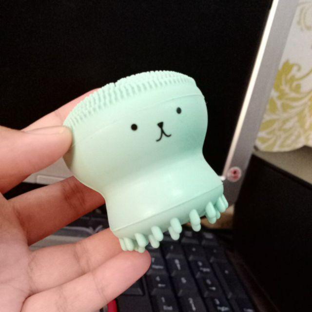 Octopus Silicone Brush Alat Cuci Muka Silikon Sikat Multi Fungsi