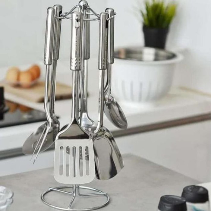 SPATULA BMW 7 IN 1 KITCHEN TOOLS SET STAINLESS