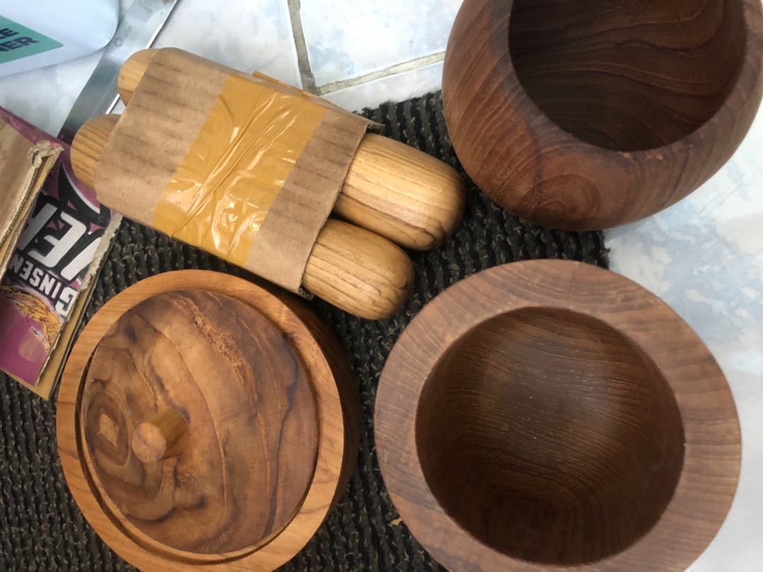 Lumpang Kayu | Tumbukan Kayu | Lumpang Kayu Kecil | Lumpang