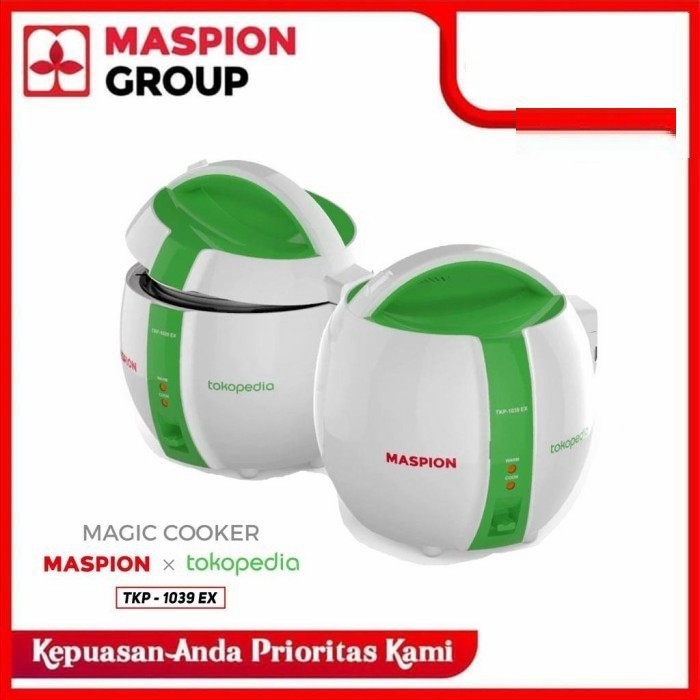 MASPION MRJ-1039 Magic Cooker 1039EX / Penanak Nasi 1 liter - Hijau