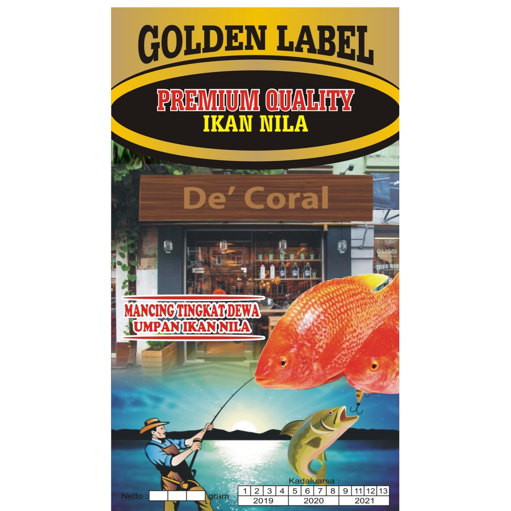 Umpan Nila Golden Label | Umpan Mancing Nila