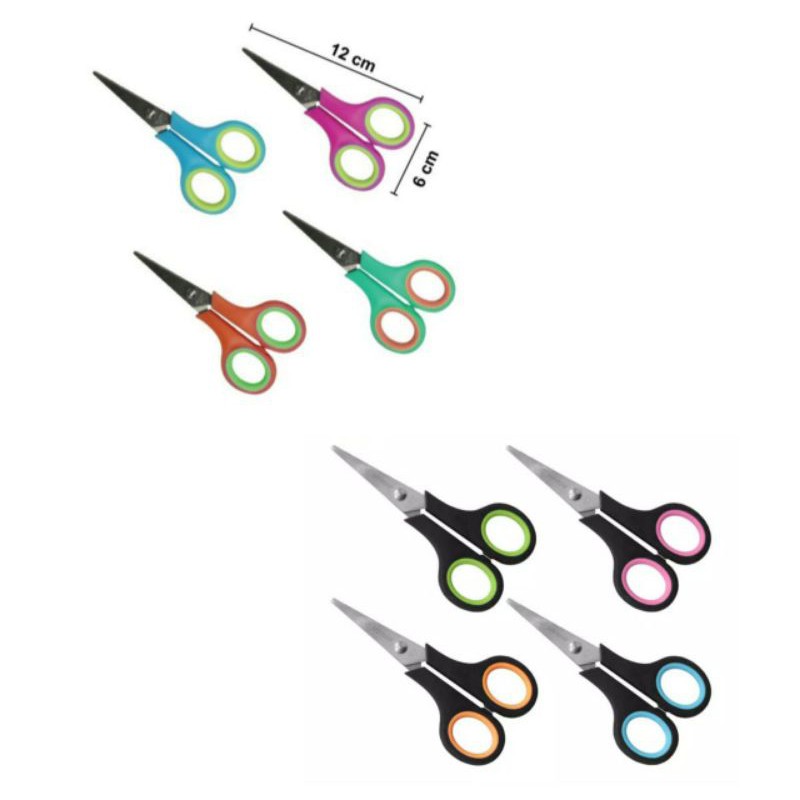 

MG - GUNTING KERTAS HITAM WARNA / NEON 4