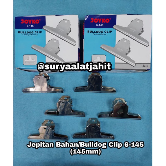 Jepitan Bahan Bulldog Clip 6-145 (145mm) Jk =rp.9.500/1pcs