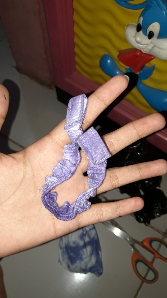 Paket Masker Tie Dye + Konektor Masker Hijab + Ikat Rambut