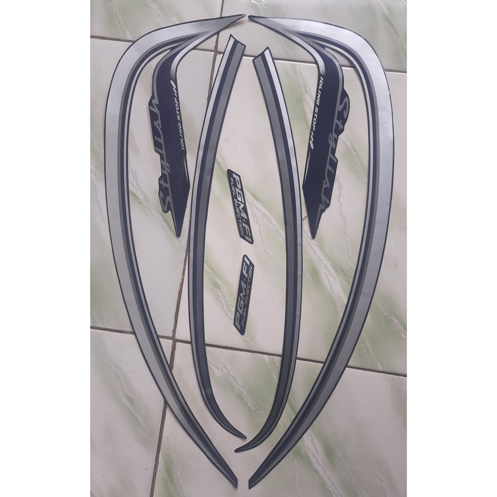 stiker striping motor honda scoopy stylish 2015 2016