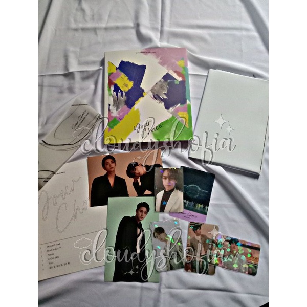 unsealed album your choice (other side ver) + pc vernon + 3 benefit mecima