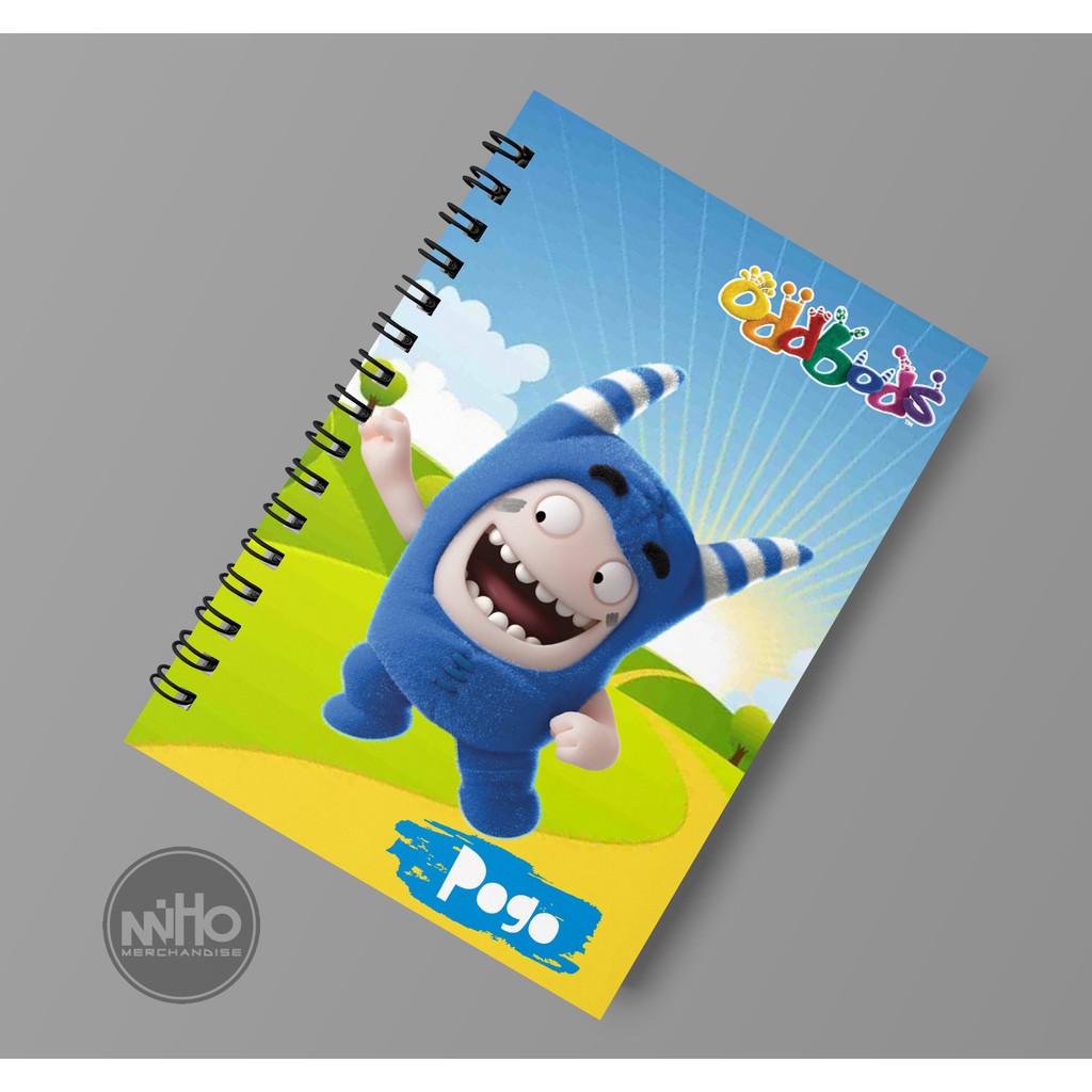 

Notebook oddbods pogo / Hardcover / 60 lembar / Bergaris