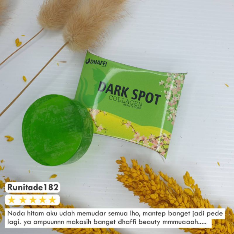 SABUN DARKSPOT COLLAGEN PENGHILANG FLEK HITAM JERAWAT DHAFFI BEAUTY SOAP DARK SPOT -