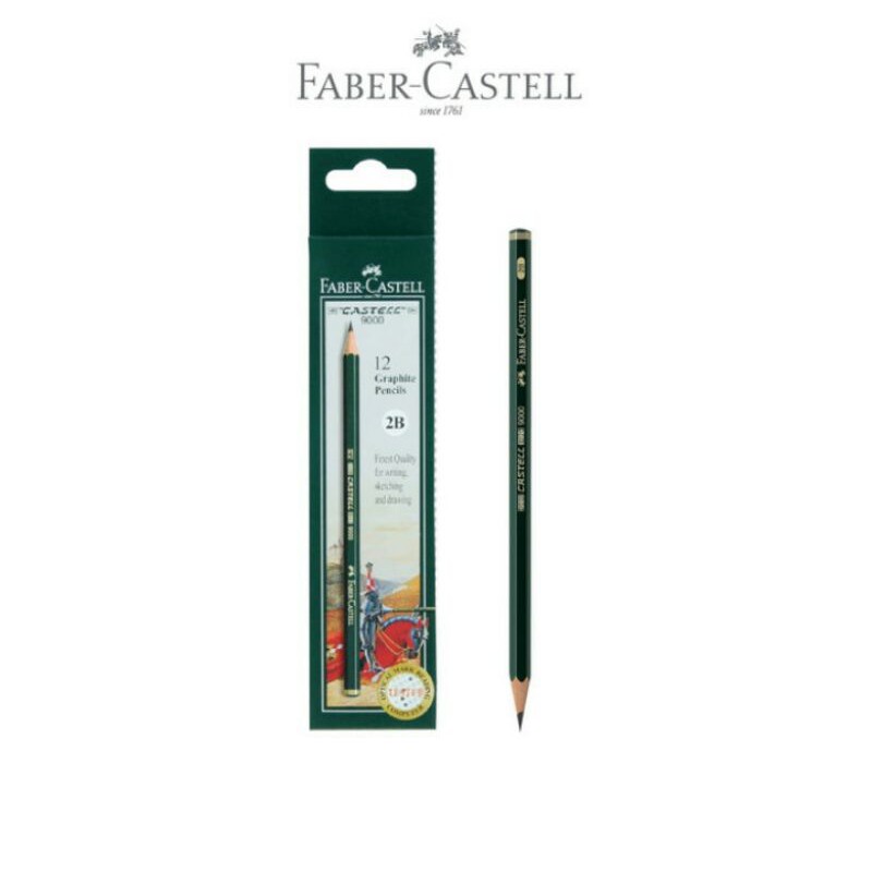 

Pensil 2B Faber Castell / Faber Castell Pensil Ujian 2B Castell 9000