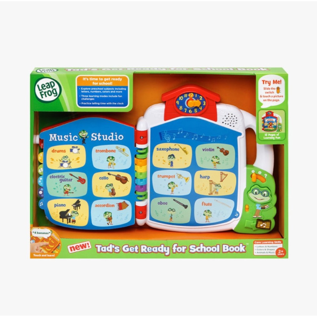 Leap Frog Tad's Get Ready For School Book Mainan Edukasi Anak Leapfrog Original