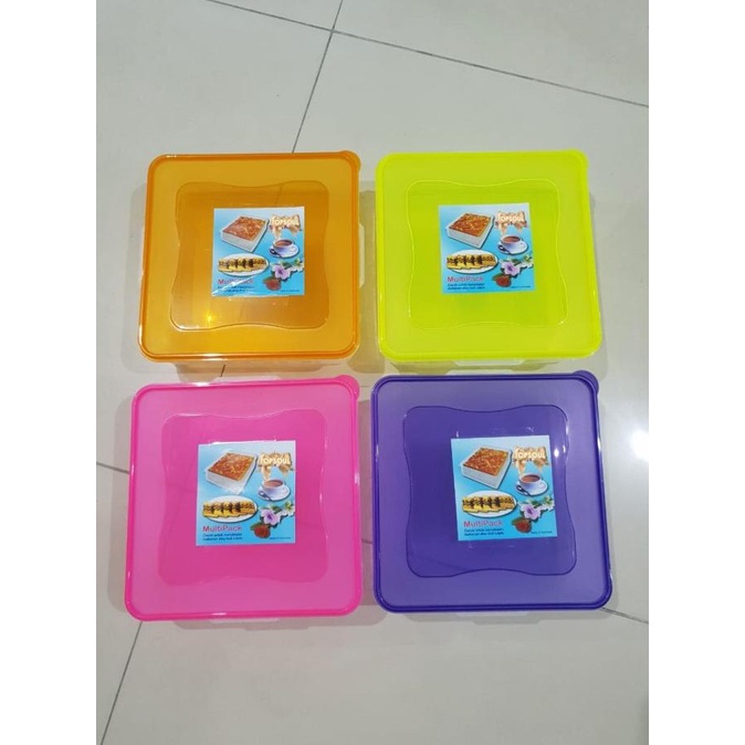 

Tempat Kue Lapis / Bolu / Bika Ambon / Kotak Makanan Serbaguna 23 Cm
