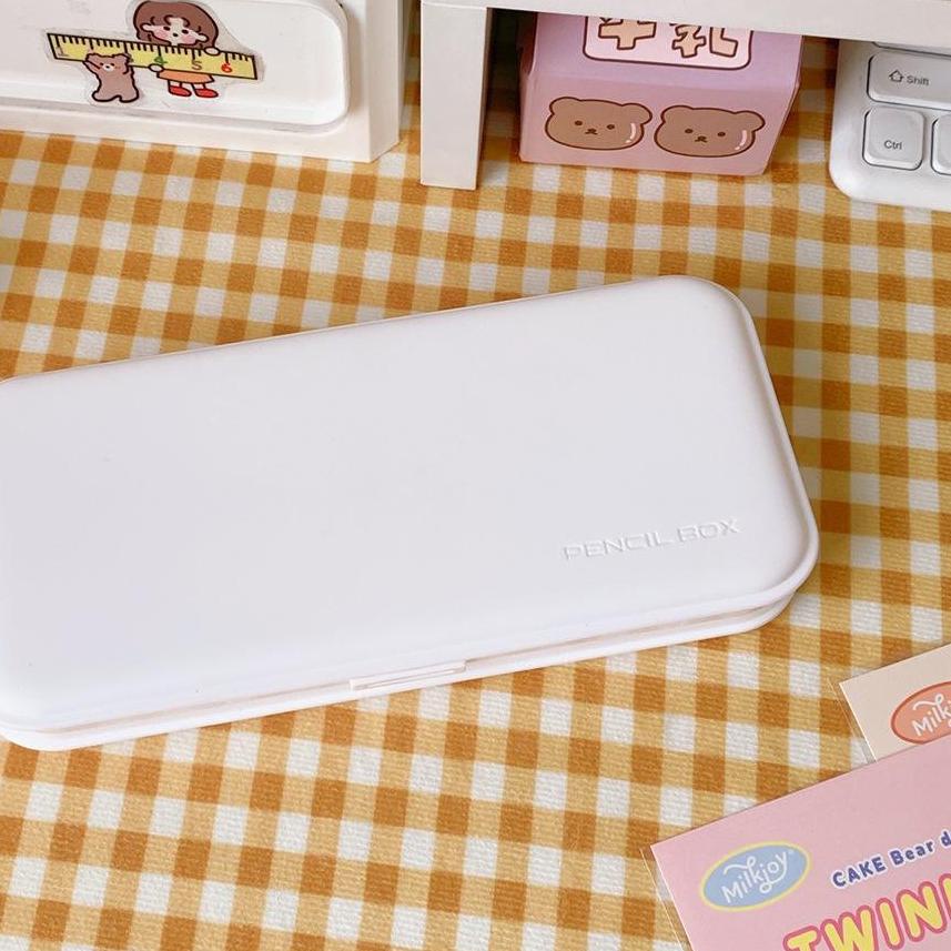 

2.2 Brand Kotak Pensil Pastel Sekat Korean Stuff Aesthetic Scrapbook Jurnal Bujo DIY Pencil Case- s12 | TRENDING | TERBARU LAGI |