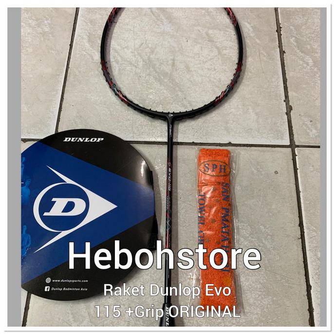 Raket badminton DUNLOP EVO115/EVO 115 +Grip ORIGINAL