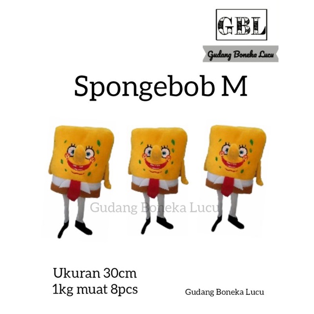 Boneka spongebob M / spongebob squarepan / boneka murah / boneka kartun lucu