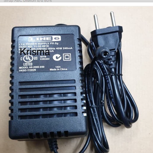 Adaptor Efek Gitar Line 6 POD Floor Plus