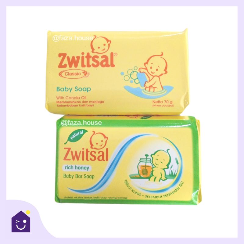 SABUN ZWITSAL 70GR, ZWITSAL BABY BAR SOAP 70 GR, ZWITSAL BABY SOAP, ZWITSAL RICH HONEY, ZWITSAL CLAS