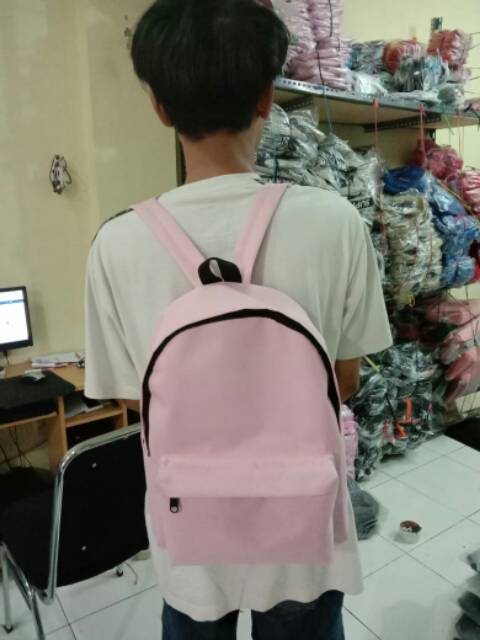 JS_Tas Anak sekolah SD Baby Bag Tas Ransel Anak Sekolah Karakter perempuan Tas Karakter Polos