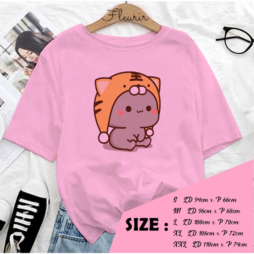 FLEURIR - COD KAOS GOMA CAT WANITA PRIA REMAJA DEWASA UNISEX TSHIRT JUMBO