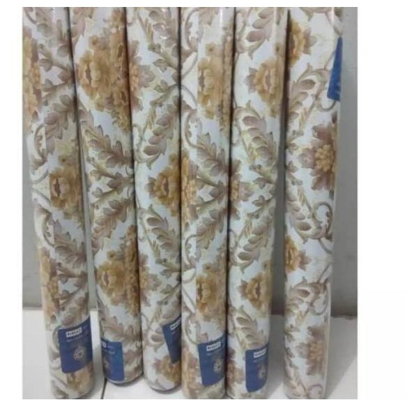 ☈ [ BAYAR DITEMPAT] CY1016 Wallpaper Dinding MURAH BERKUALITAS WALLSTIKER motif Batik ♪
