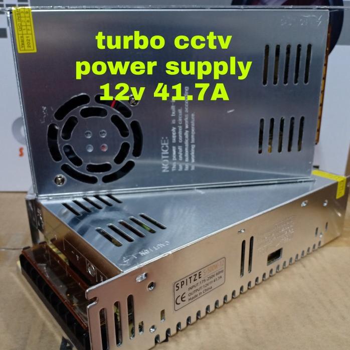 Jual Trafo 12V 40A Adaptor Power Supply / Travo Cctv Led Strip Dll ...