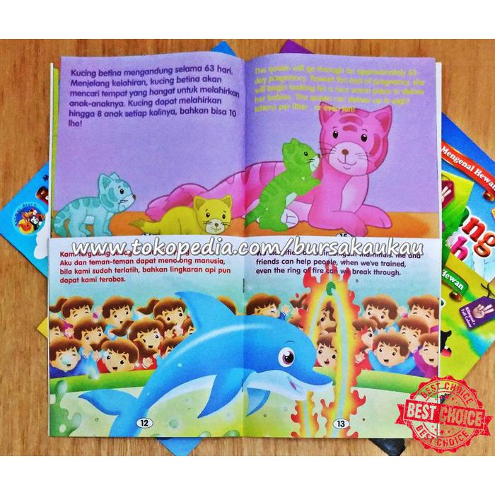 Buku Cerita Dongeng Anak Bergambar Seri Mengenal Hewan Shopee Indonesia